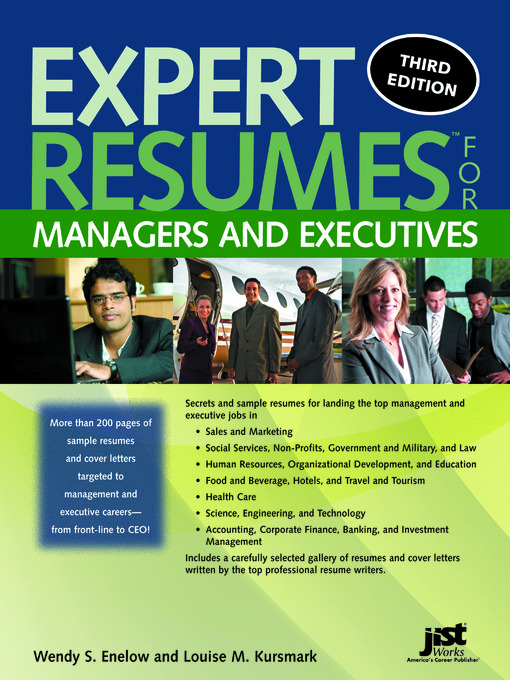 Title details for Expert Resumes for Managers and Executives by Wendy Enelow - Available